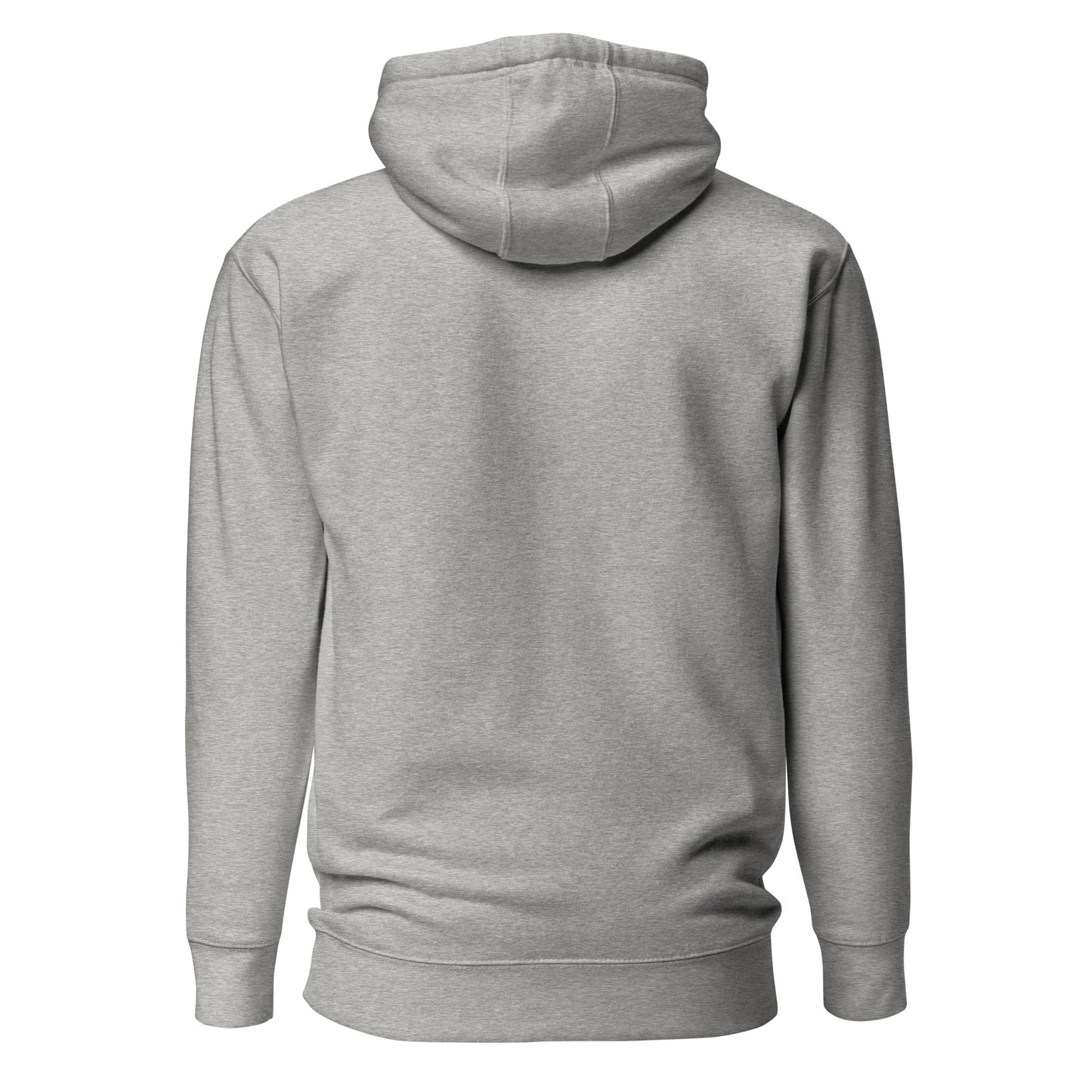 If “Say Less” was a person, they’d be wearing our “Super Freak” carbon grey premium hoodie. This exclusive hoodie does the talking while you exude style and confidence. Customers love our “No Huddle Just Go” premium hoodies because they have all the essentials; quality 100% cotton, comfort-fitted hood, matching drawstrings, and a front pocket. Front of the hoodie has “Super Freak” in red text. This hoodie is available now in various colors & sizes S-3XL. Back is carbon grey.