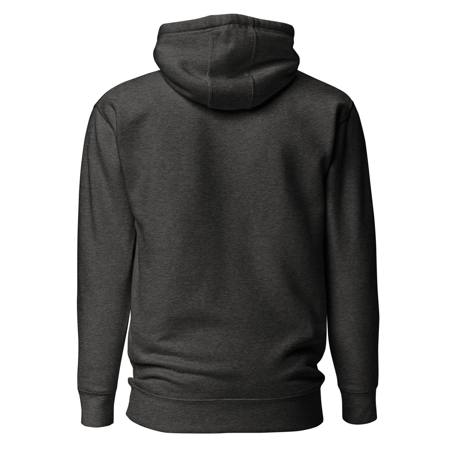 If “Say Less” was a person, they’d be wearing our “Super Freak” charcoal grey premium hoodie. This exclusive hoodie does the talking while you exude style and confidence. Customers love our “No Huddle Just Go” premium hoodies because they have all the essentials; quality 100% cotton, comfort-fitted hood, matching drawstrings, and a front pocket. Front of the hoodie has “Super Freak” in red text. This hoodie is available now in various colors & sizes S-3XL. Back is charcoal grey.