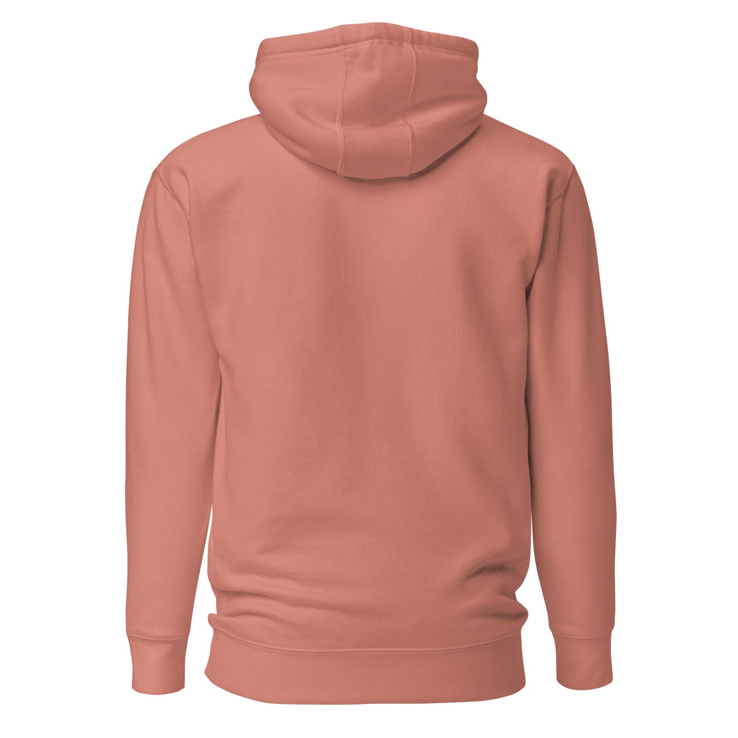If “Say Less” was a person, they’d be wearing our “Super Freak” dusty rose premium hoodie. This exclusive hoodie does the talking while you exude style and confidence. Customers love our “No Huddle Just Go” premium hoodies because they have all the essentials; quality 100% cotton, comfort-fitted hood, matching drawstrings, and a front pocket. Front of the hoodie has “Super Freak” in red text. This hoodie is available now in various colors & sizes S-3XL. Back is dusty rose.
