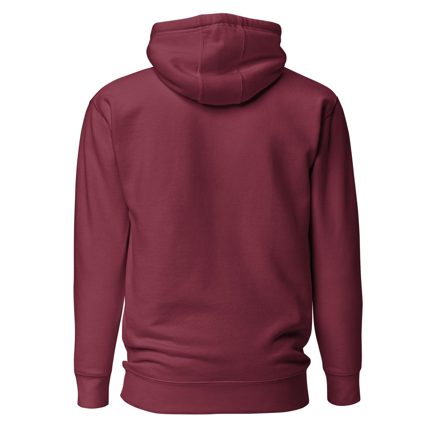 If “Say Less” was a person, they’d be wearing our “Super Freak” maroon premium hoodie. This exclusive hoodie does the talking while you exude style and confidence. Customers love our “No Huddle Just Go” premium hoodies because they have all the essentials; quality 100% cotton, comfort-fitted hood, matching drawstrings, and a front pocket. Front of the hoodie has “Super Freak” in red text. This hoodie is available now in various colors & sizes S-3XL. Back is maroon.