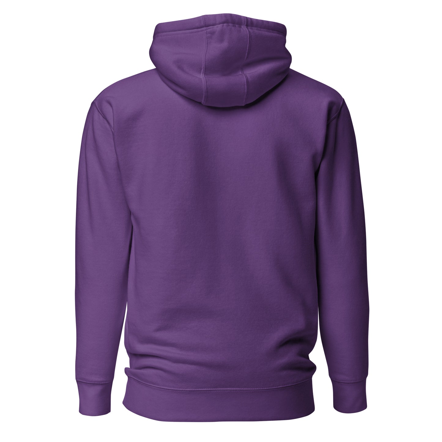 If “Say Less” was a person, they’d be wearing our “Super Freak” purple premium hoodie. This exclusive hoodie does the talking while you exude style and confidence. Customers love our “No Huddle Just Go” premium hoodies because they have all the essentials; quality 100% cotton, comfort-fitted hood, matching drawstrings, and a front pocket. Front of the hoodie has “Super Freak” in red text. This hoodie is available now in various colors & sizes S-3XL. Back is purple.