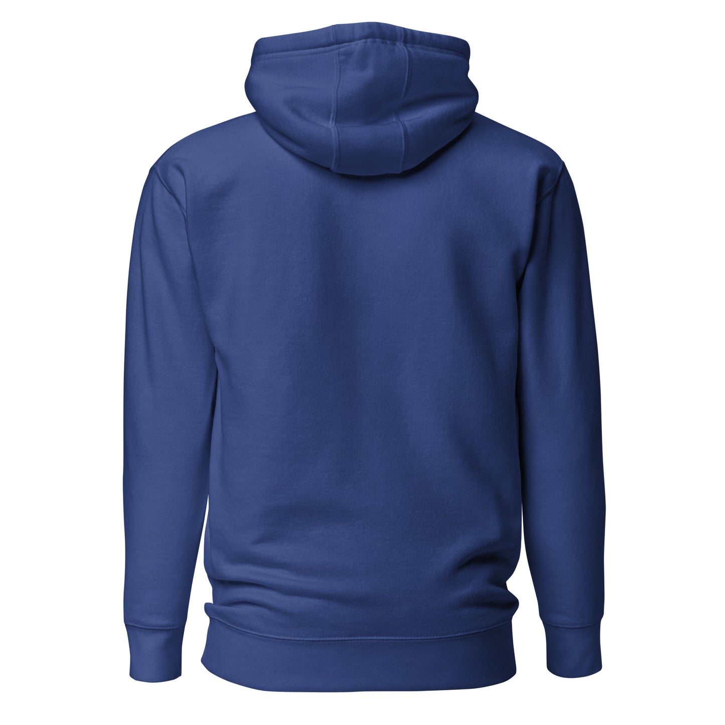 If “Say Less” was a person, they’d be wearing our “Super Freak” royal blue premium hoodie. This exclusive hoodie does the talking while you exude style and confidence. Customers love our “No Huddle Just Go” premium hoodies because they have all the essentials; quality 100% cotton, comfort-fitted hood, matching drawstrings, and a front pocket. Front of the hoodie has “Super Freak” in red text. This hoodie is available now in various colors & sizes S-3XL. Back is royal blue.