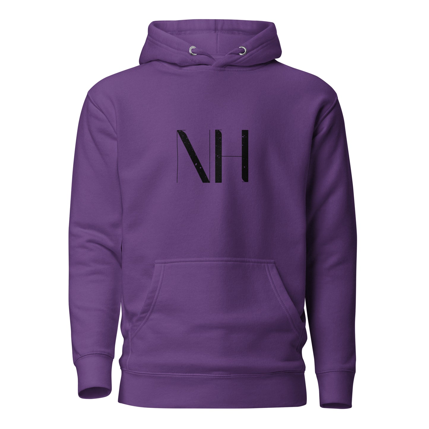 NO HUDDLE JUST GO and add this signature “NH” logo design to your hoodie collection! Customers love our “No Huddle Just Go” premium hoodies because they have all the essentials; quality 100% cotton, comfort-fitted hood, matching drawstrings, and a front pocket. Front of the hoodie has a graphic design with the NH logo.  This hoodie is available now in various colors & sizes S-3XL. This image is purple